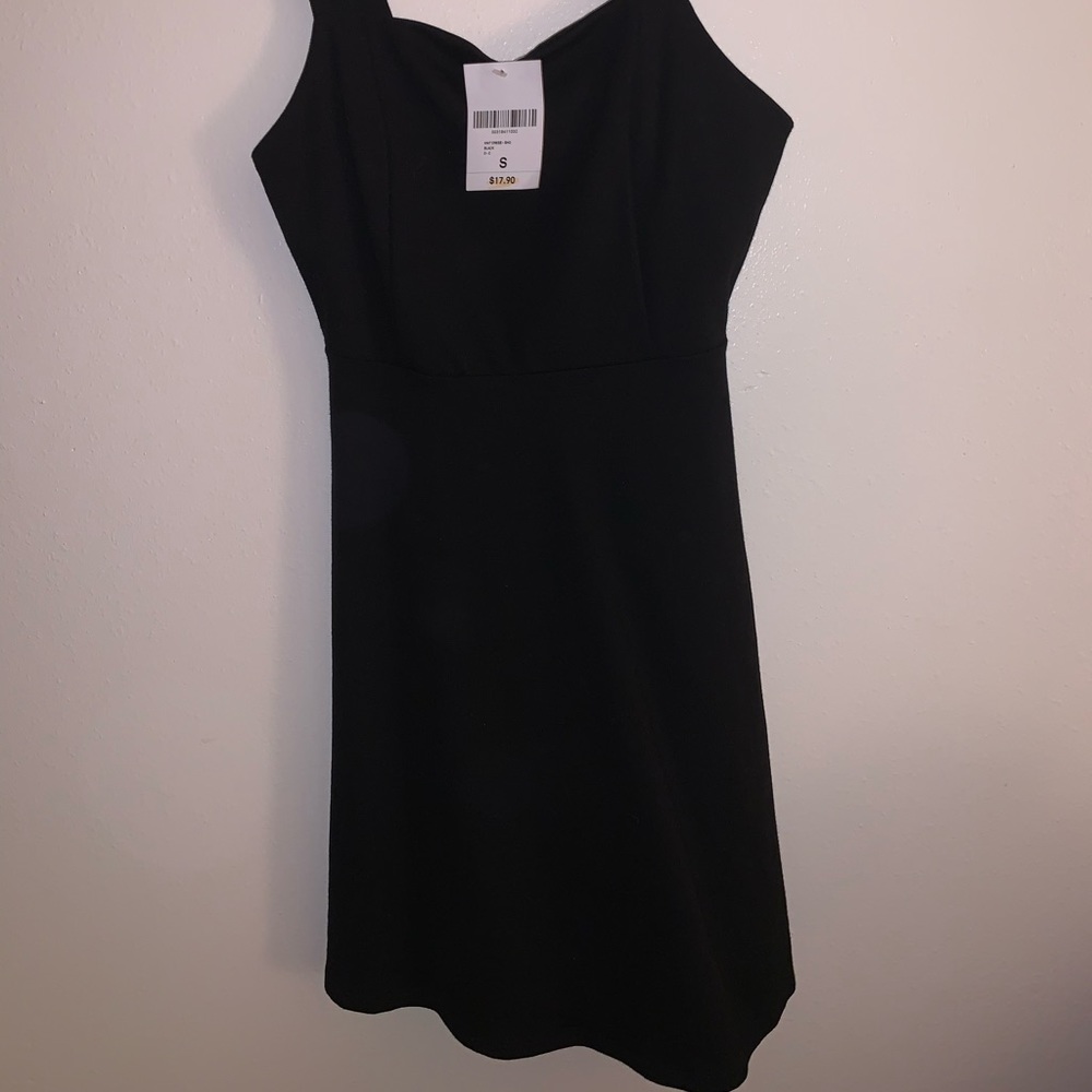Black Forever 21 skater dress